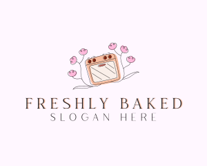 Microwave Pastry Baking logo design