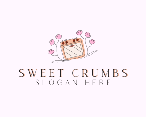 Microwave Pastry Baking logo design