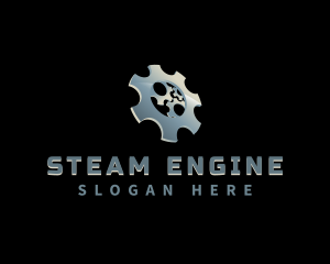 Mechanical Gear Engine logo design