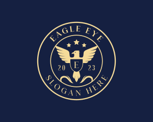 Eagle Wings Shield logo