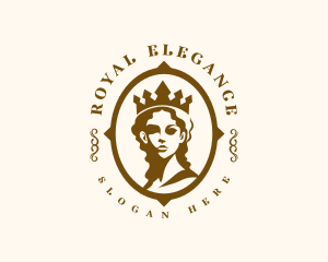 Royal Beauty Queen logo design