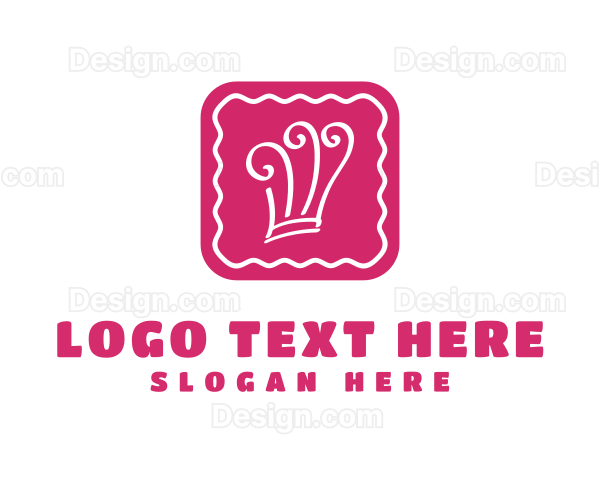 Pink Confectionary Kitchen Logo