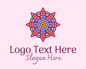 Flower Mandala Decoration  logo