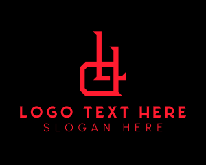 Horror Letter LD Monogram logo