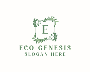 Eco Foliage Leaf logo design