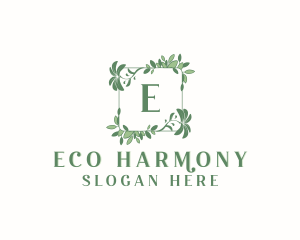 Eco Foliage Leaf logo design