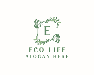 Eco Foliage Leaf logo design