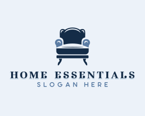 Home Decor Chair Upholstery logo design