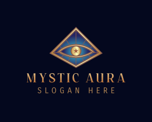 Pyramid Eye Mystic logo design