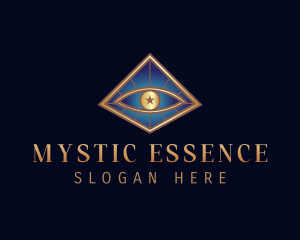 Pyramid Eye Mystic logo design