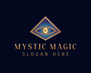 Pyramid Eye Mystic logo design