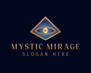 Pyramid Eye Mystic logo design