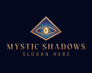 Pyramid Eye Mystic logo design