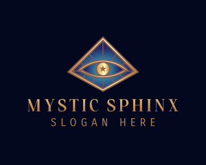 Pyramid Eye Mystic logo design