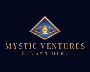 Pyramid Eye Mystic logo design