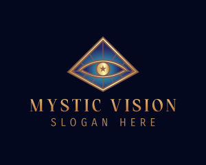 Pyramid Eye Mystic logo design