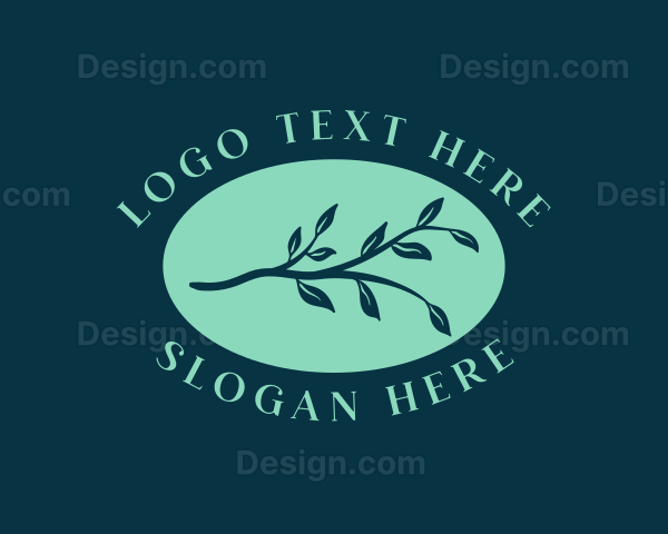 Organic Herbal Plant Logo