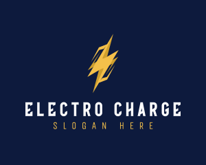 Lightning Bolt Electrical Power logo design