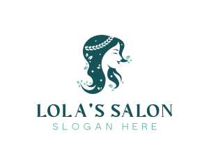 Organic Beauty Salon logo design