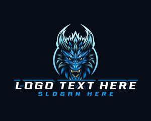 Gaming Dragon Head logo