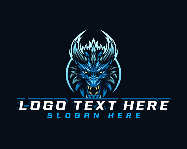 Lizard logo example 2