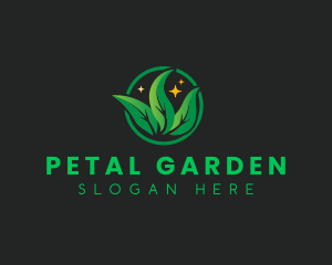 Leaves Plant Gardening logo design