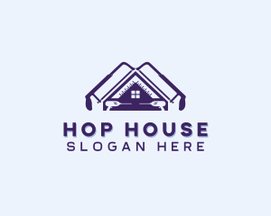 Construction House Renovation logo design