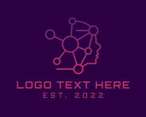 Technology - AI Technology Circuit logo design