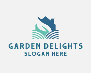 Leaf Garden Residence logo design