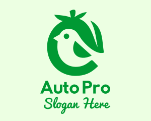 Green Fruit Bird logo