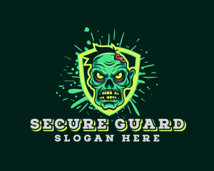 Scary Zombie Shield Gaming logo