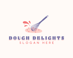 Cookie Pastry Whisk logo design