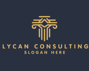 Modern Pillar Firm logo design