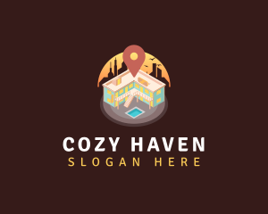 Apartment Location Rental logo design