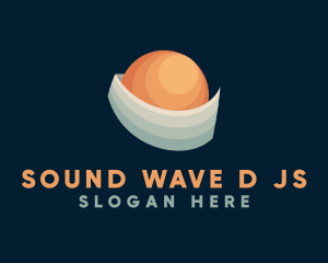 Beach Sunset Wave logo design