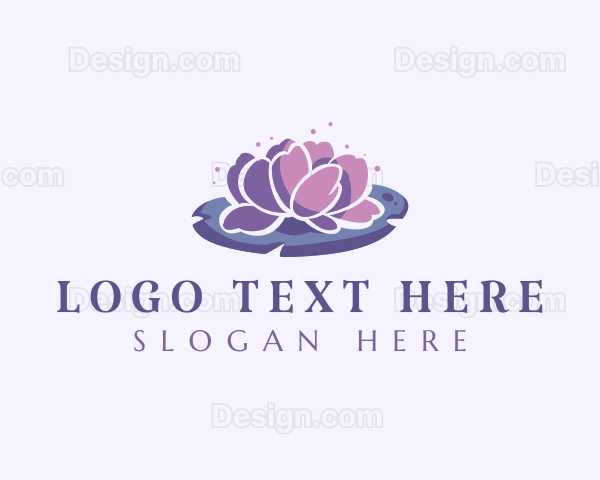 Lotus Flower Beauty Logo