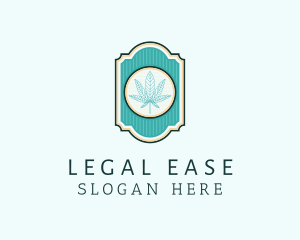 Marijuana Weed Leaf  Logo