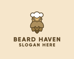 Beer Man Beard  logo design