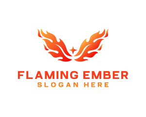 Burning Phoenix Wings logo