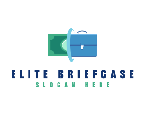 Entrepreneur Money Briefcase logo design