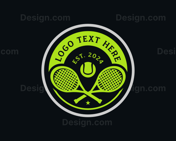 Tennis Sports Ball Logo