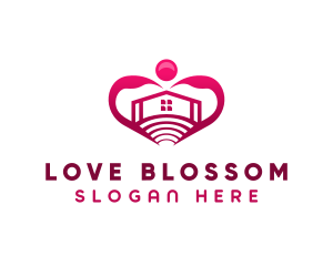 Love Heart Home logo design