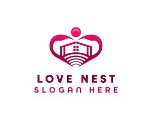 Love Heart Home logo design