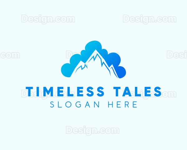 Mountain Cloud Landscape Logo