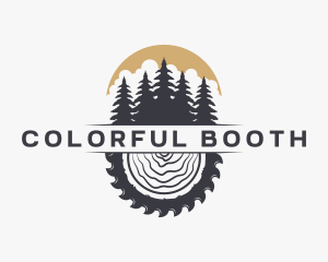 Woodwork Wood Sawmill logo design