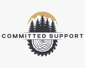 Woodwork Wood Sawmill logo design