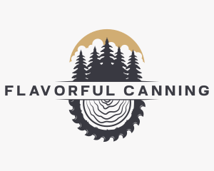 Woodwork Wood Sawmill logo design