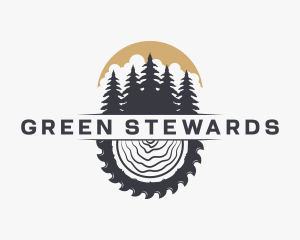 Woodwork Wood Sawmill logo design