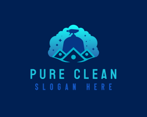  Disinfectant Sanitation Spray logo design