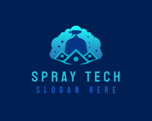  Disinfectant Sanitation Spray logo design